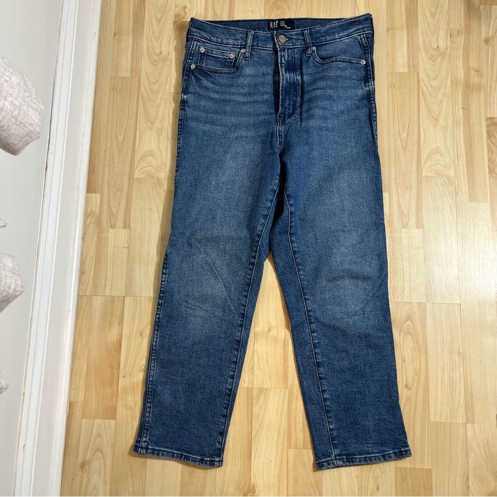 Gap Womens High‎ Rise Vintage Slim Mesium Wash Jeans Size 8/29S